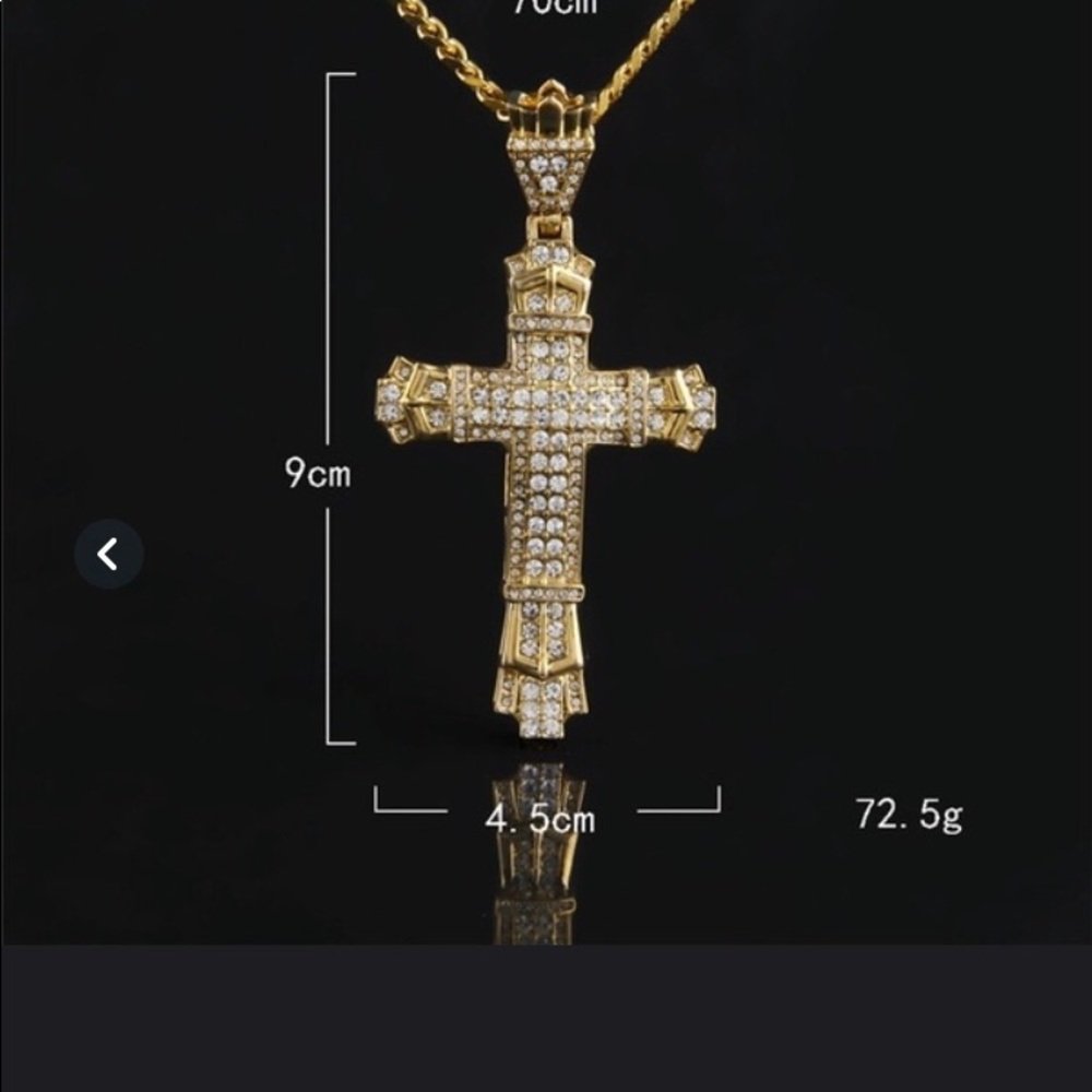 Iced out cross